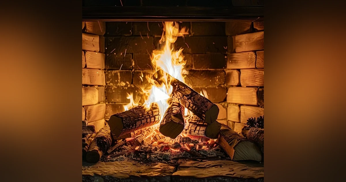 8 HOURS of Relaxing Fireplace Sounds - Burning Fireplace & Crackling Fire Sounds (NO MUSIC)