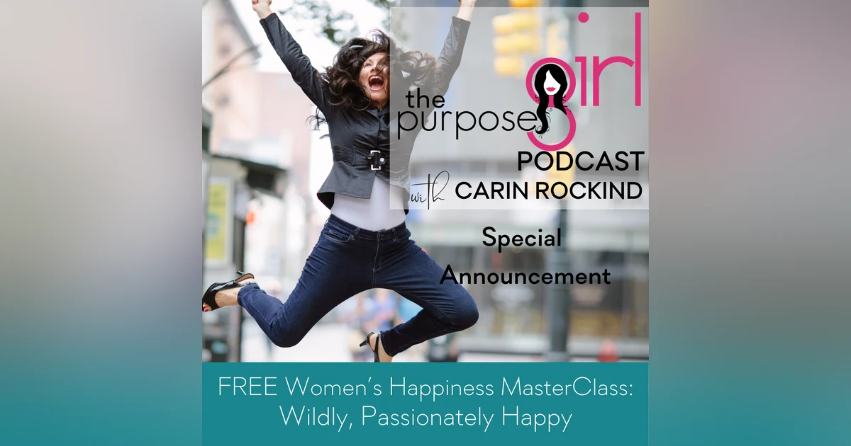 Special Announcement: Free Women's Happiness MasterClass