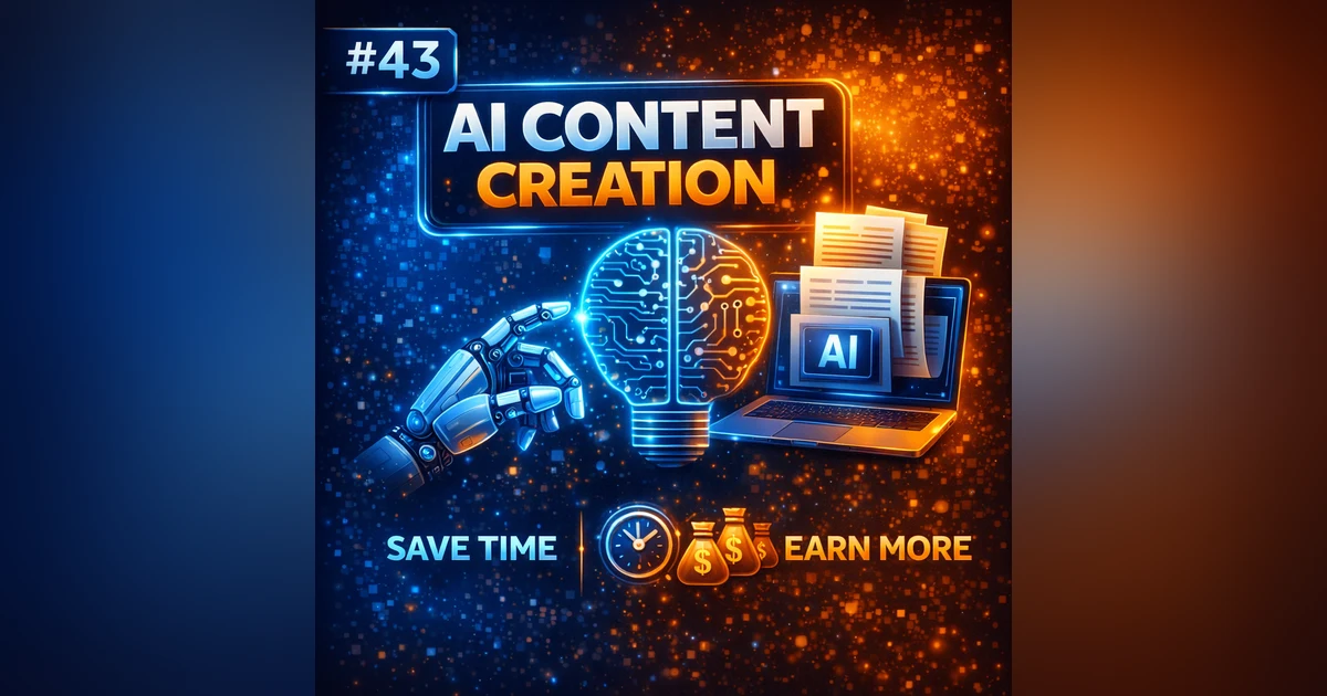 #43 AI Content Creation: Save Time and Earn More