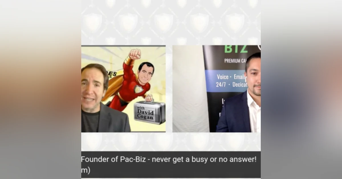 Eric Mulvin cofounder Pac-Biz outsourced business support services to never miss a call or question