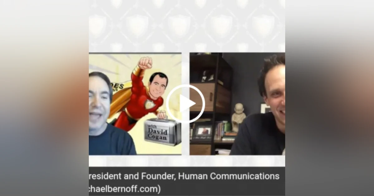 Michael Bernoff, President/Founder, Human Communications Institute, Author Average Sucks helping thousands of people rise above average and