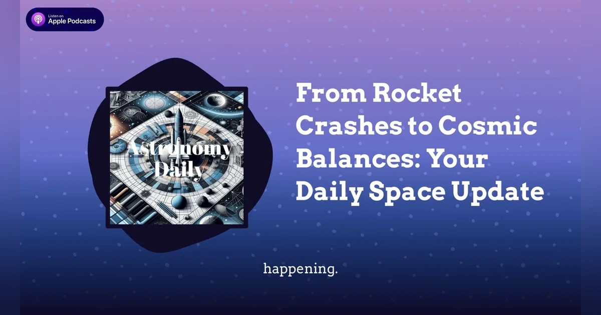 From Rocket Crashes to Cosmic Balances: Your Daily Space Update
