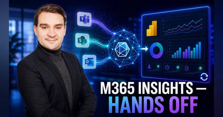 image for Lights On, Hands Off: Automating M365 Insights with Graph API and Power BI
