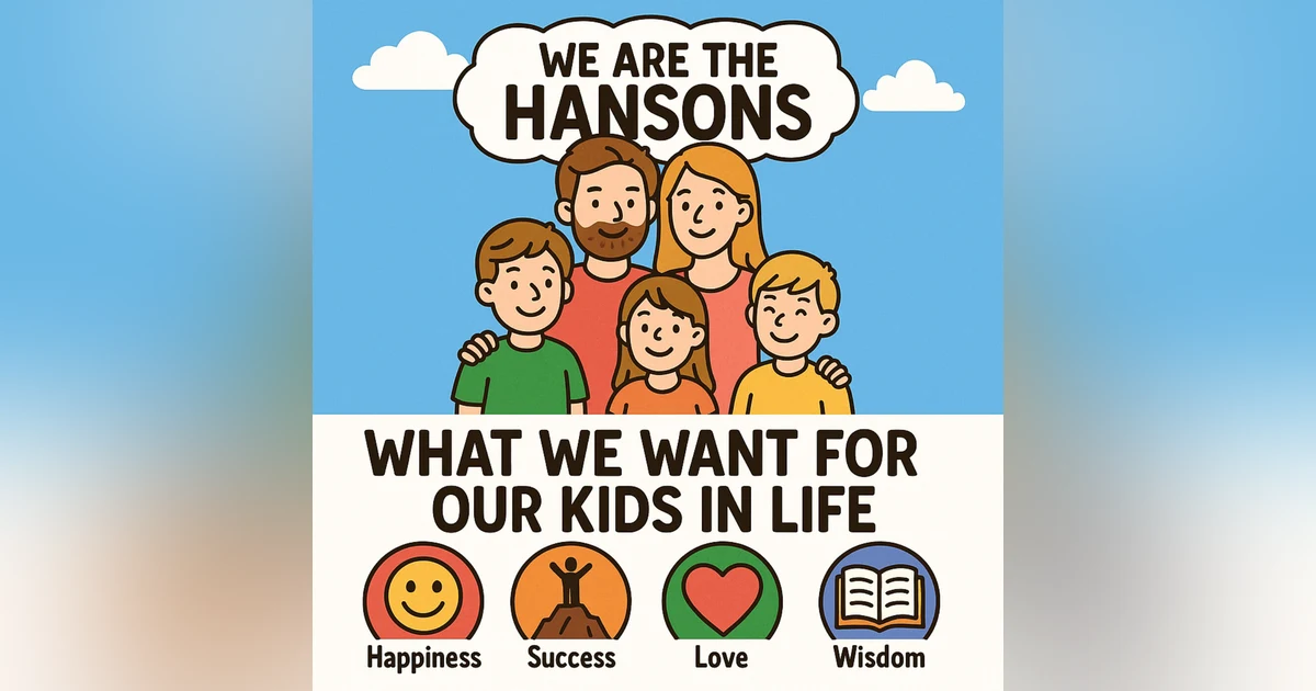 We Are The Hanson What We Want For Our Kids In Life
