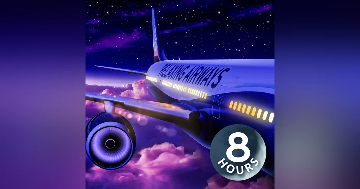 Airplane Sleeping Sounds | White Noise for Sleep & Relaxation 8 Hours
