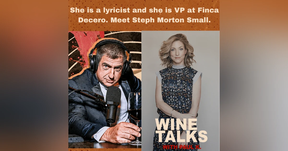 She is a lyricist and she is VP at Finca Decero. Meet Steph Morton Small