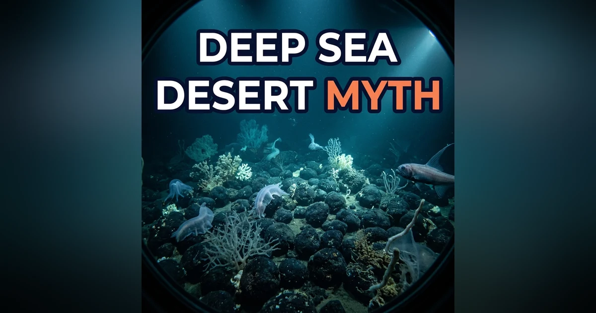 5,000 New Species Prove the "Ocean Desert" Deep Sea Mining Claim Is Wrong