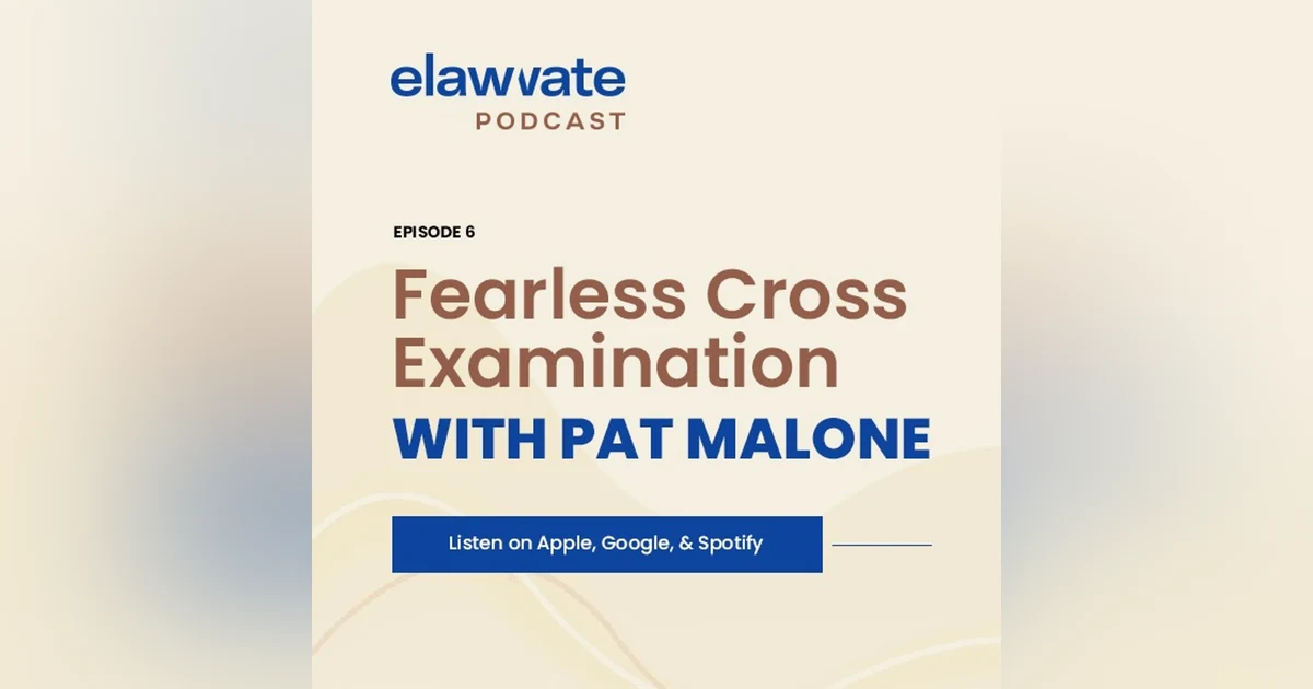 Fearless Cross Examination with Pat Malone