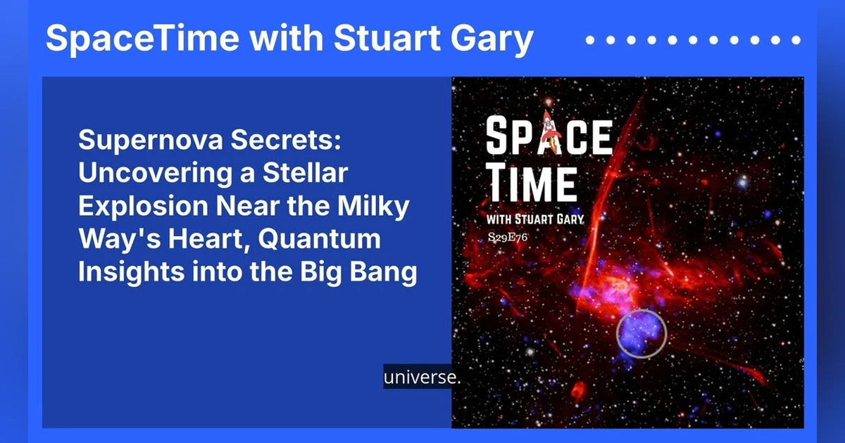 Supernova Secrets: Uncovering a Stellar Explosion Near the Milky Way’s Heart, Quantum Insights...