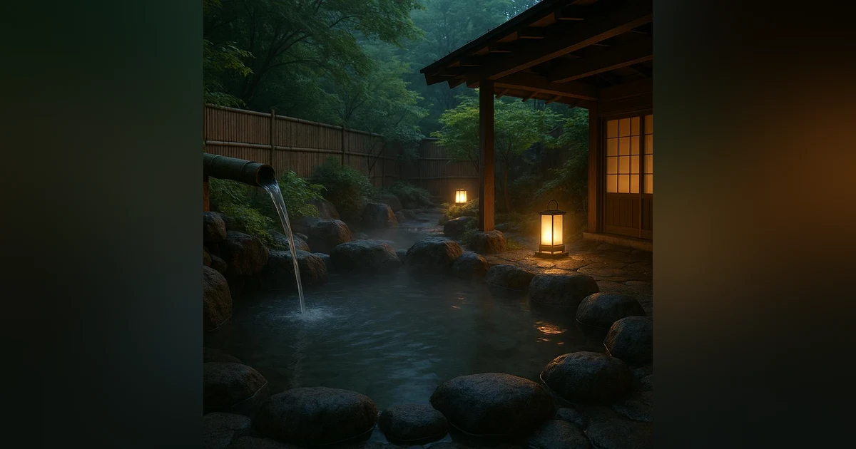 Japanese Hot Spring Spa Sound For Deep Relaxation