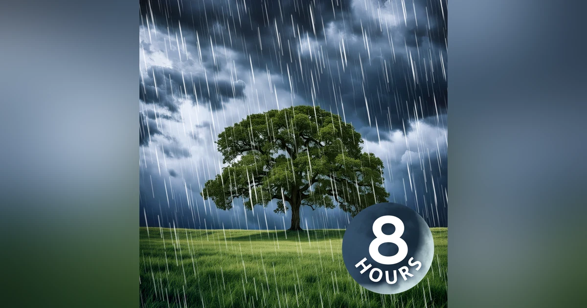 Heavy Rain Sounds for Sleeping | 8 Hour