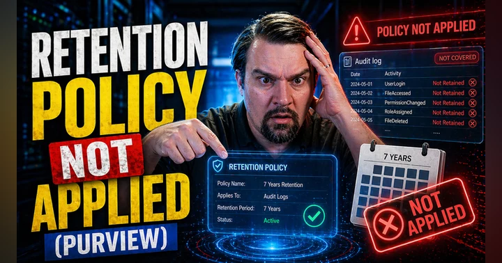 image for Microsoft 365 Retention Policies Not Applied