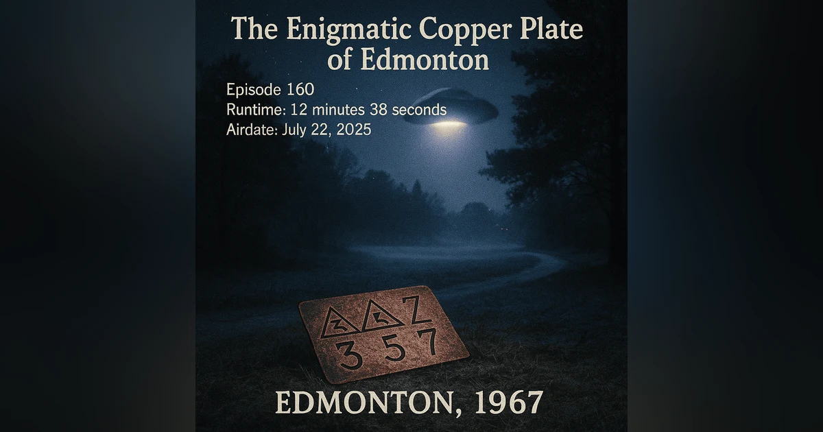The Enigmatic Copper Plate of Edmonton | The Shadow Frequency Ep.160