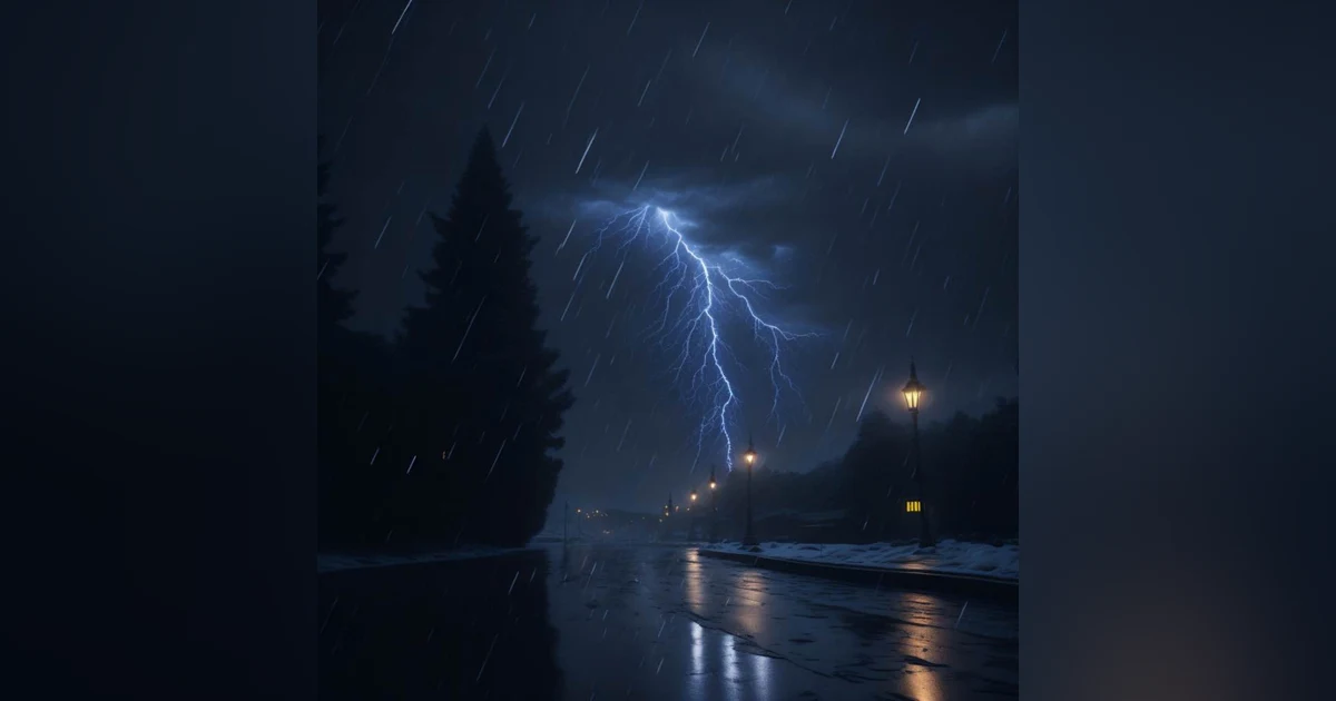 Stormy Nights 4 Hours of Relaxing Rain and Occasional Thunder Sounds