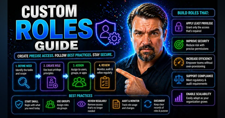 image for Custom Roles In Microsoft Entra ID Guide