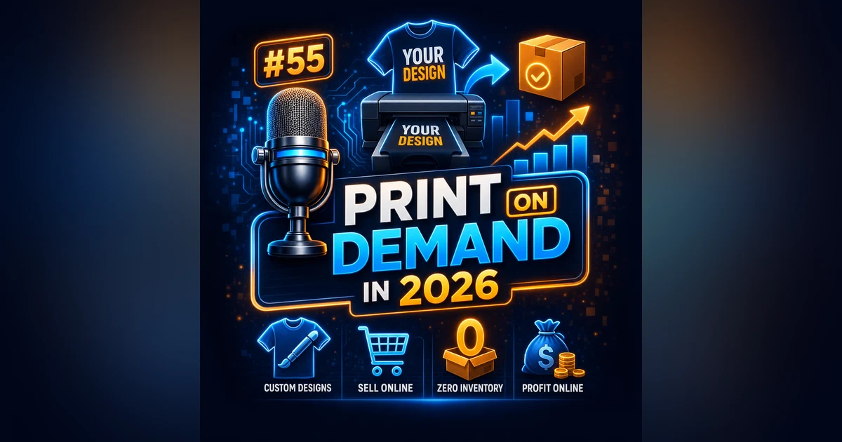 #55 Print on Demand in 2026: Build a Profitable Online Business with Zero Inventory