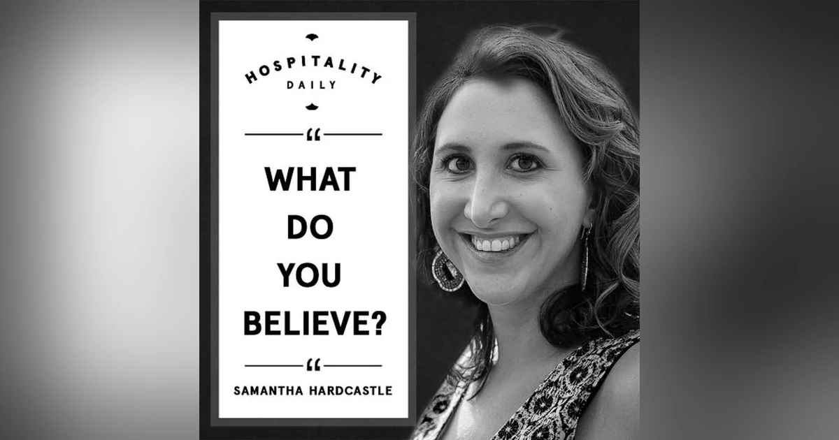 Ask yourself this question - Samantha Hardcastle
