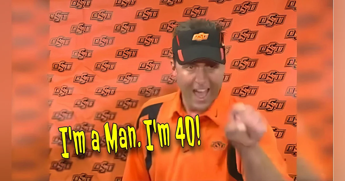 I'm a Man. I'm 40!