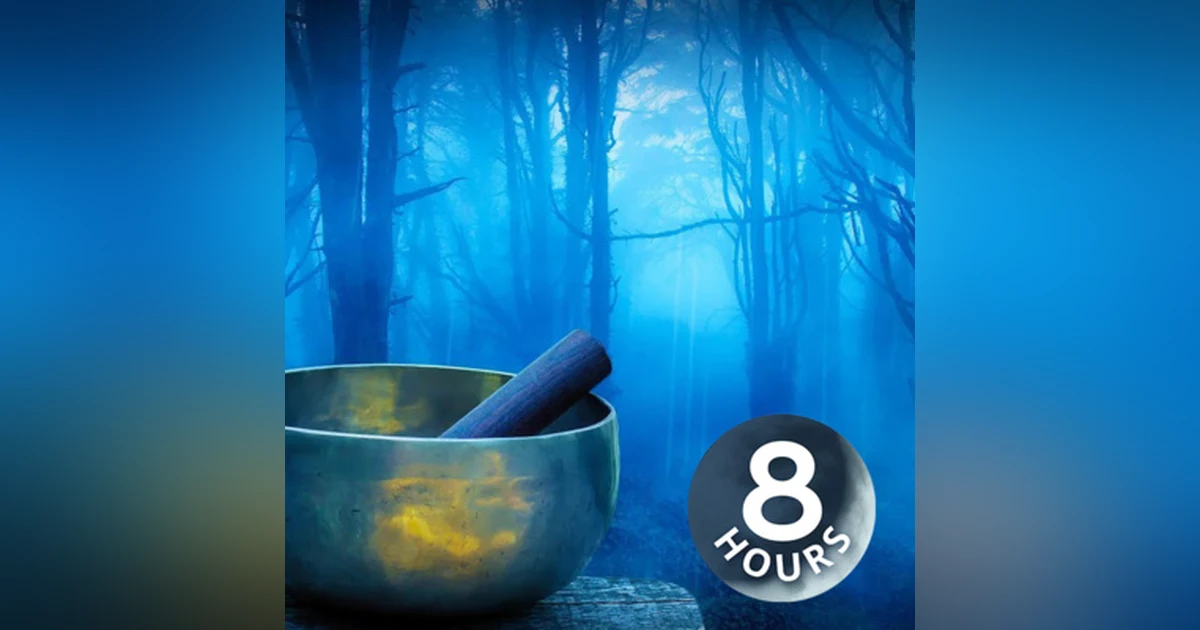 Rain in Woods + Music of Tibetan Bowls 8 Hours | Relax, Study or Sleep with White Noise