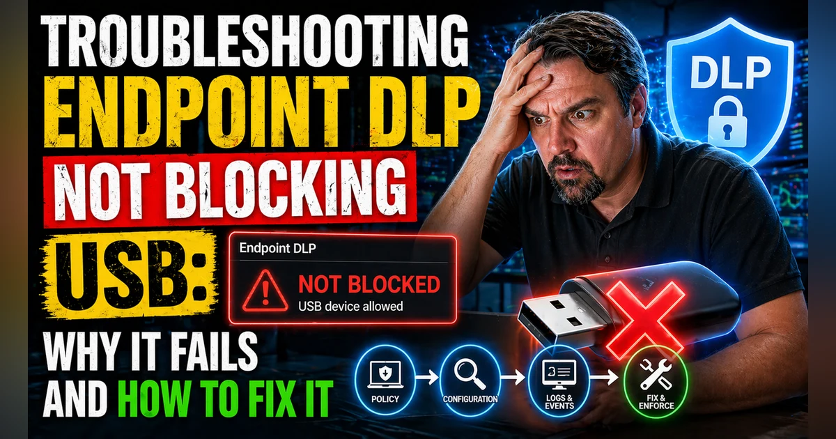 Blocking Usb Troubleshooting Endpoint DLP Not Blocking USB: Why It Fails and How to ...