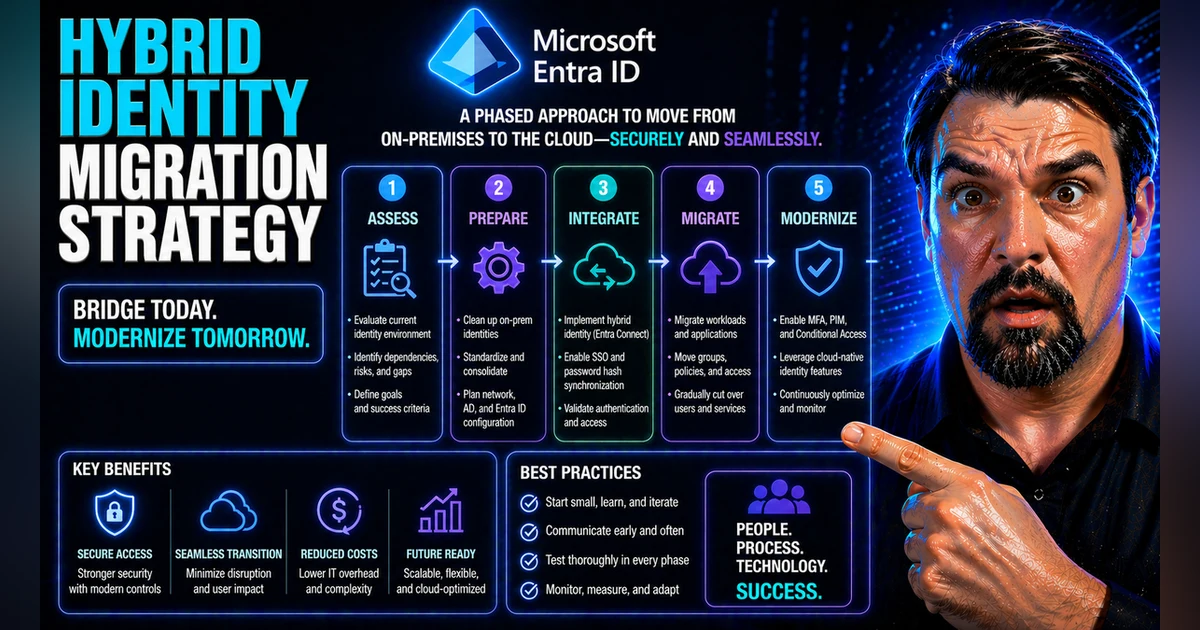 Hybrid Identity Migration Strategy: A Complete Guide for Microsoft Entra ID