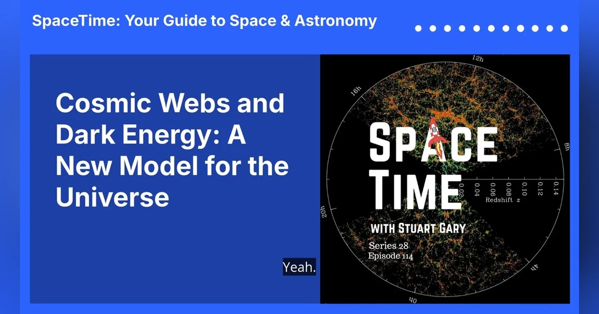 Cosmic Webs and Dark Energy: A New Model for the Universe