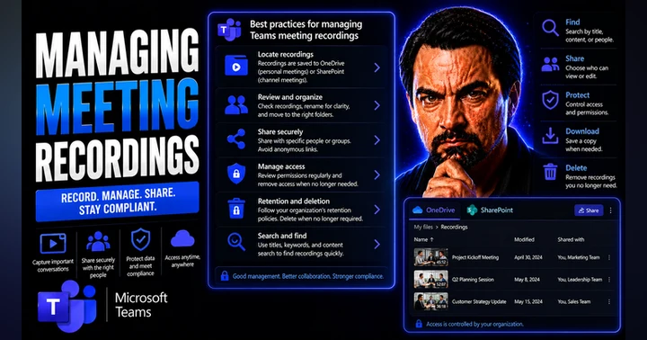 image for Microsoft Teams Meeting Recordings Guide