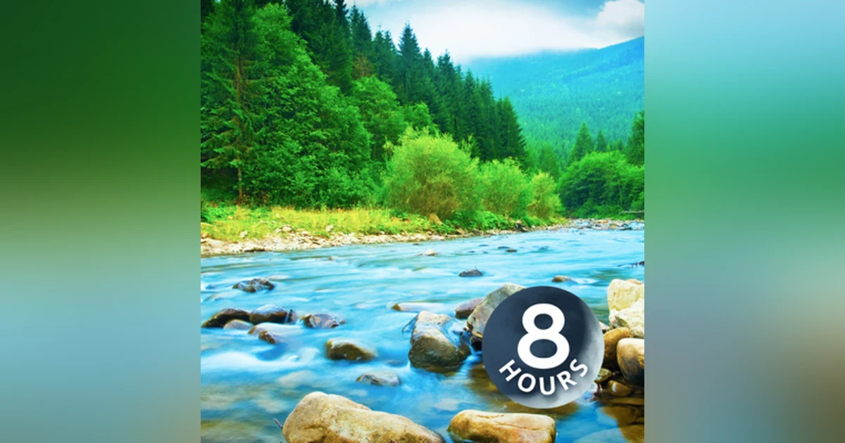 Water Sounds Relaxing White Noise 8 Hours | Soothing Nature Audio for Studying or Sleep