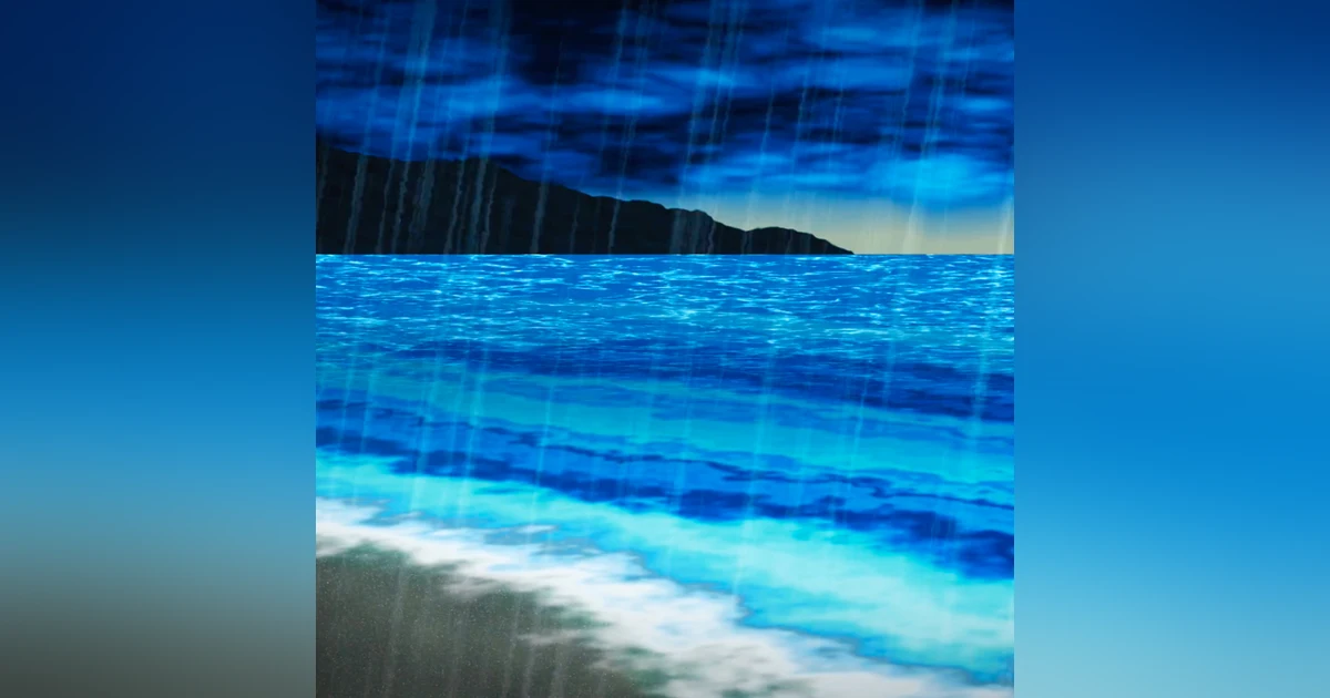 12 Hours Rain & Ocean Sounds | Sleep, Study or Relax with White Noise