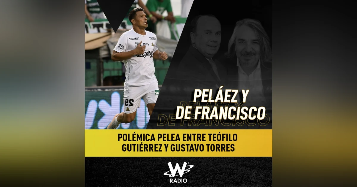 Teófilo Gutiérrez y Gustavo Torres: expulsados por pelear