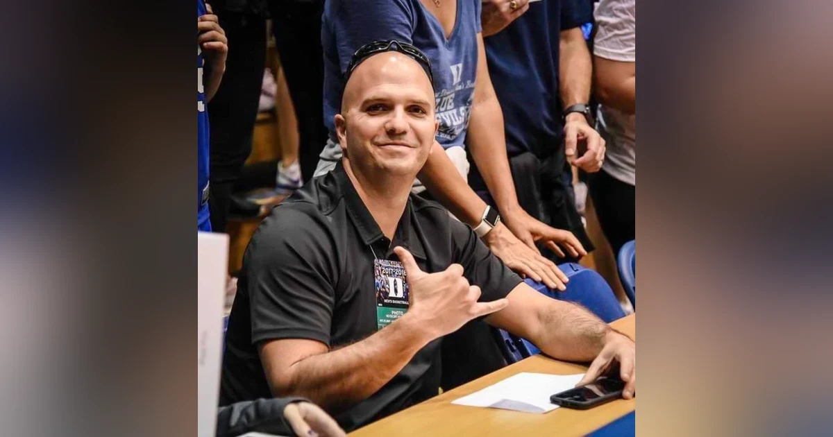 Cameron Crazies with Duke Basketball Reporter Freddie Hodges