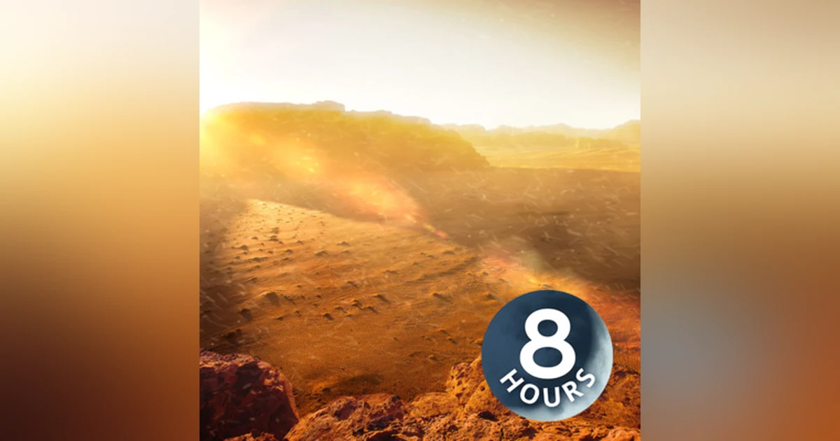 Martian Sandstorm White Noise 8 Hours | Study Sound for Focus, Homework or Writing