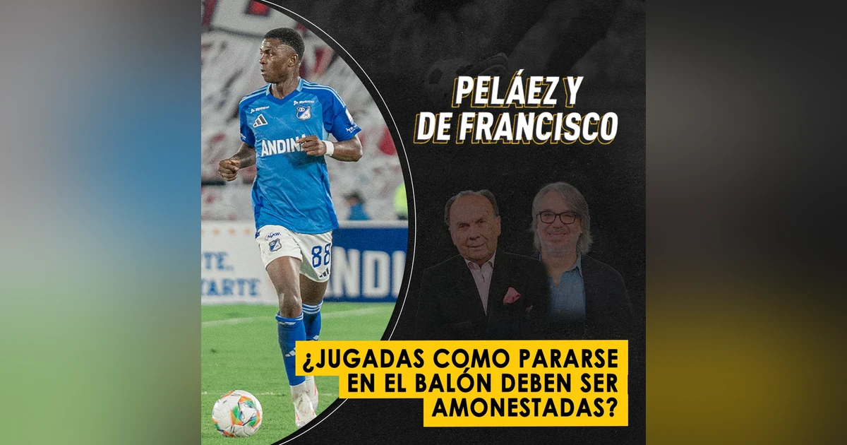 ¿Jugadas como pararse en el balón deben ser amonestadas?