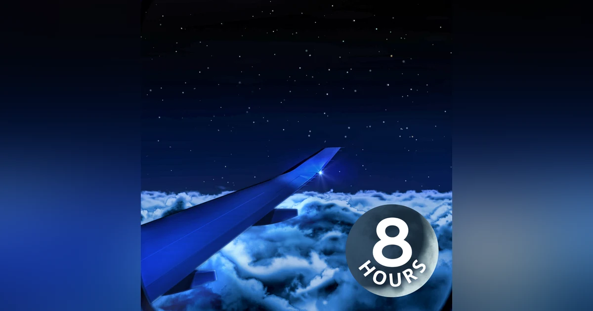 Airplane White Noise 8 Hours | Call Dings | Captain Speaking | Realistic Ambience
