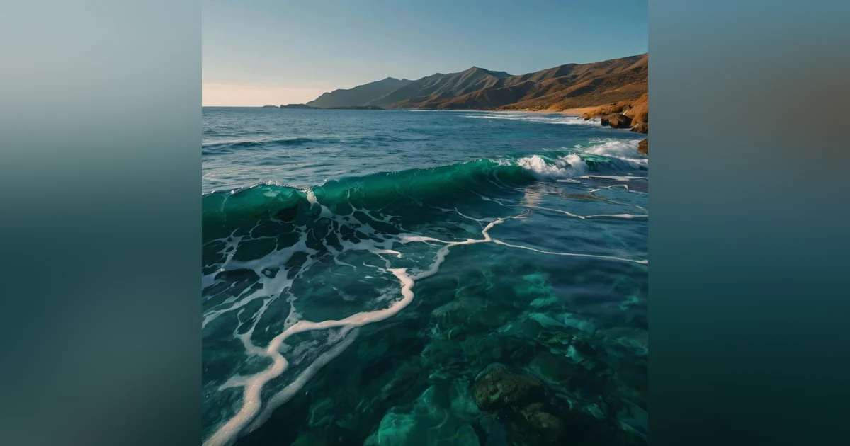 Healing Waters | 741 Hz Deep Aura Cleanse, Detox & Stillness Frequency Music | Ocean Waves Immersion