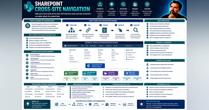 image for Cross-Site Navigation in SharePoint: Best Practices for Seamless User Experience