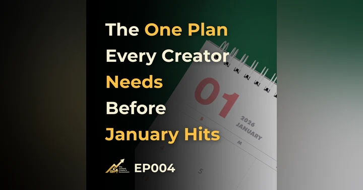 image for A Proven Plan Every Creator Needs Before January Hits