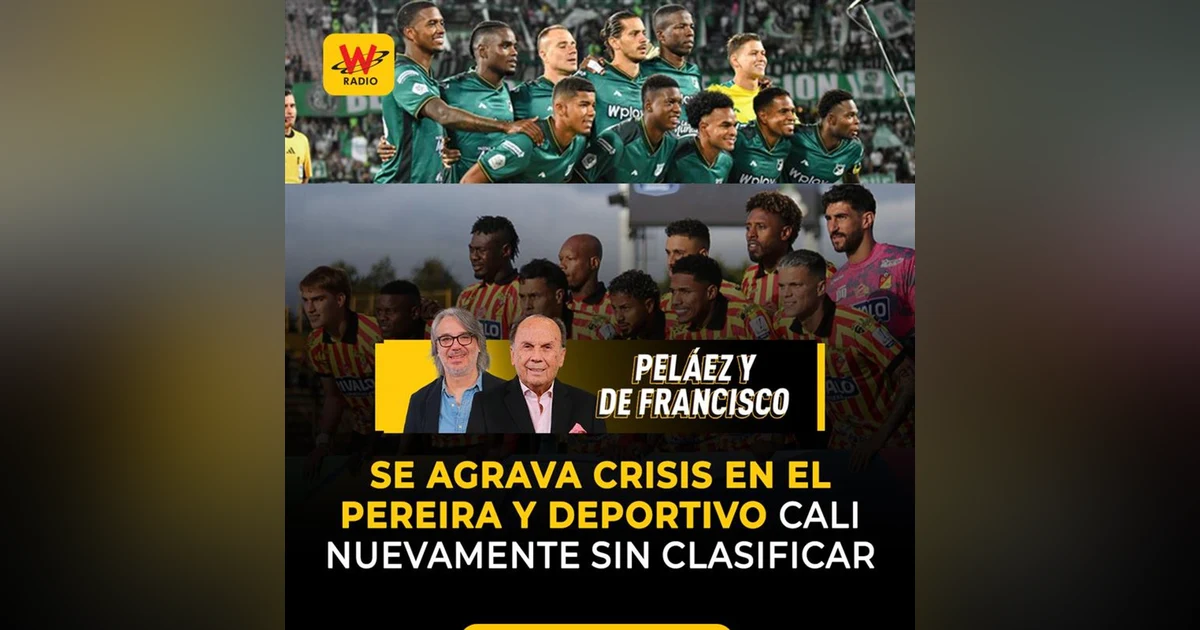 Se agrava crisis en el Pereira y Deportivo Cali nuevamente sin clasificar