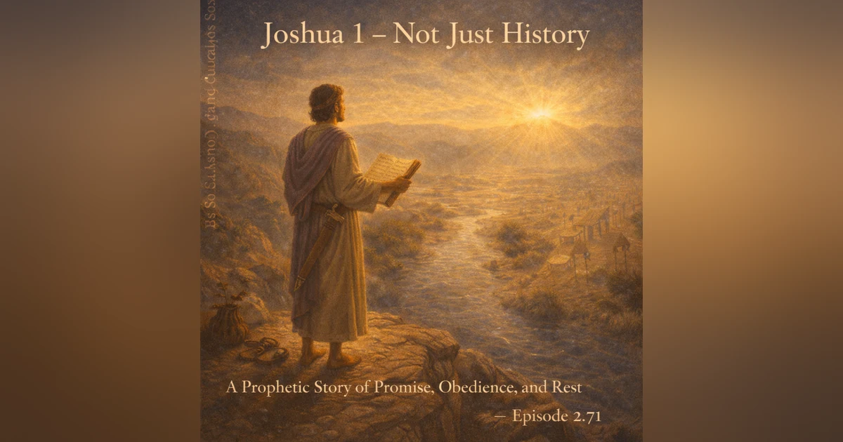 Joshua 1 | Not Just History — A Prophetic Story of Promise, Obedience, and Rest
