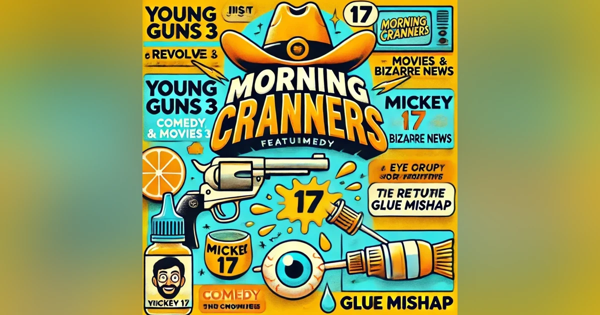 🎙️ Morning Crankers: National Days, Young Guns 3, Mickey 17, Last Breath & Glue-Eyed Chaos!