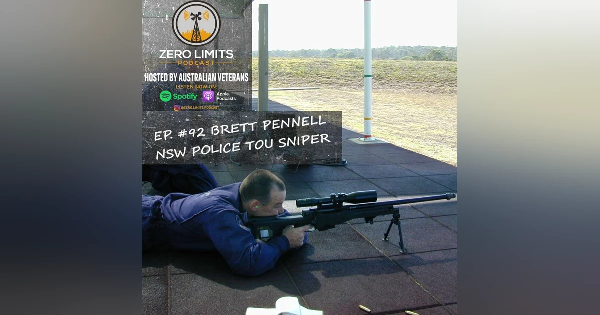 Ep. 92 Brett Pennell NSW Police TOU Sniper - Fatal Police Shooting Tumut Siege 2001