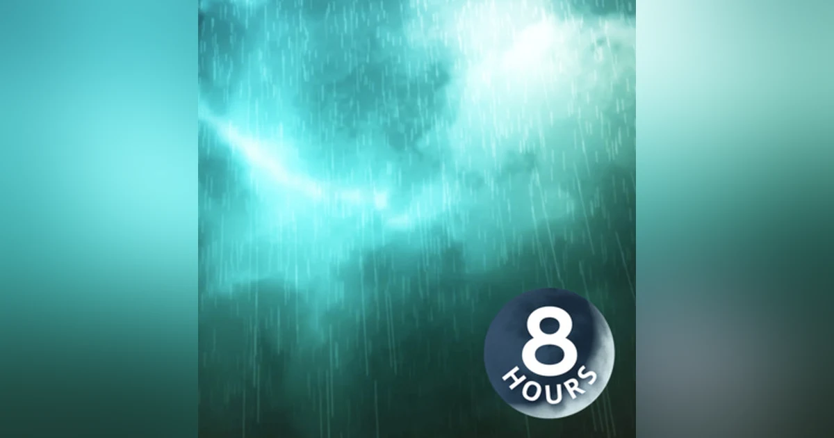 Thunderstorm and Rain Sounds 8 hours | Fall Asleep & Stay Sleeping with Rainstorm White Noise