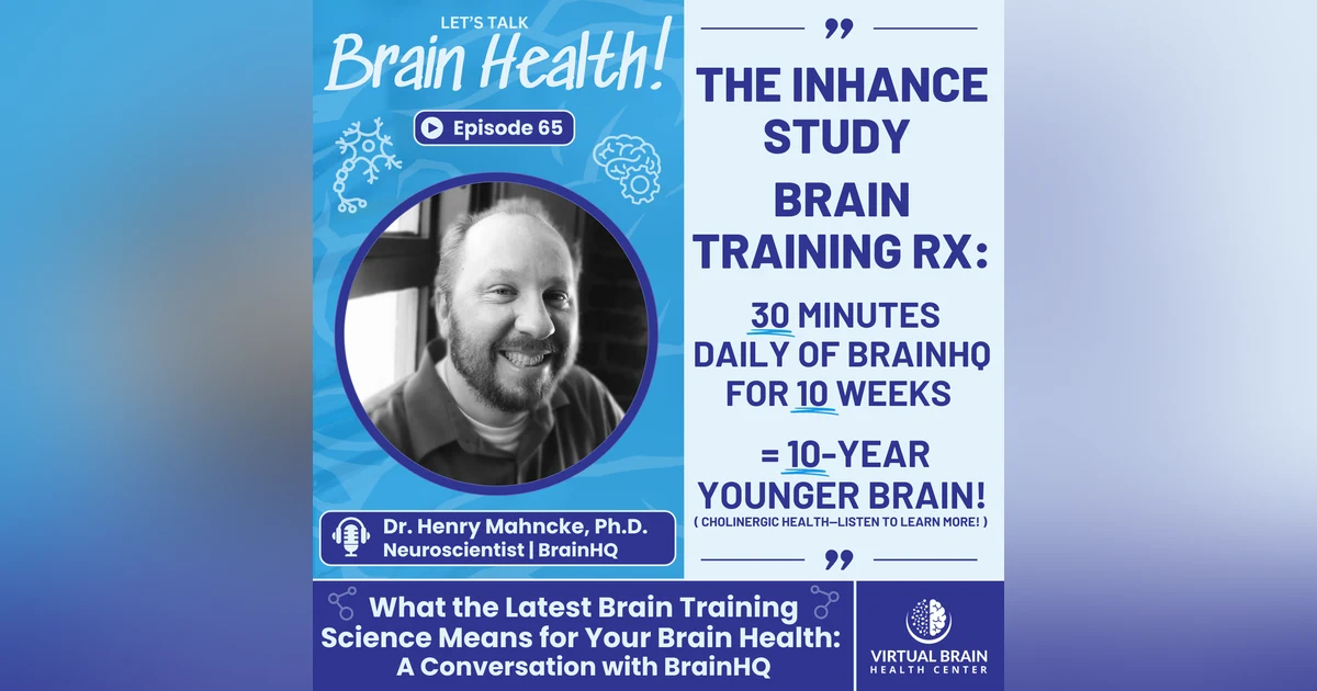 What the Latest Brain Training Science Means for Your Brain Health: A Conversation with the Lead Developer of BrainHQ, Dr. Henry Mahncke, Ph.D.