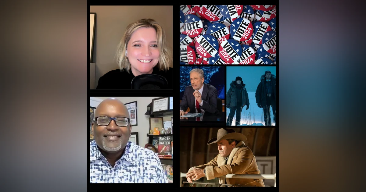 396: From Jon Stewart to 'True Detective', How the 2024 US Election & this Political Moment is Reflected in Popular Culture. Guest: Eric Deggans, NPR's TV Critic & Media Analyst.