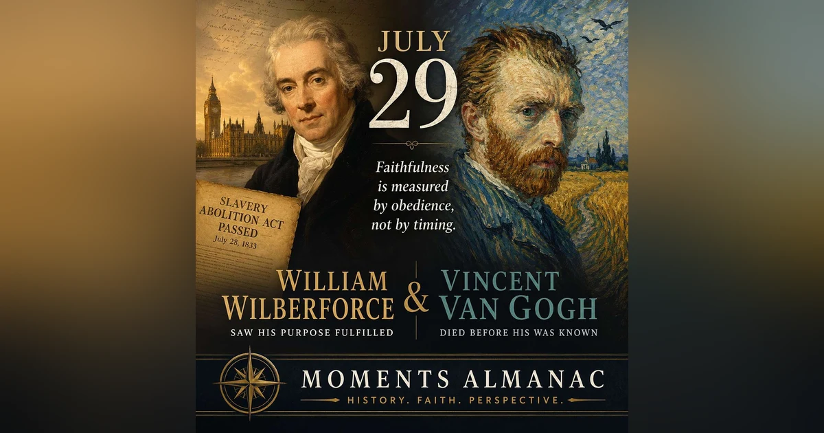 July 29 | Moments Almanac | Completion