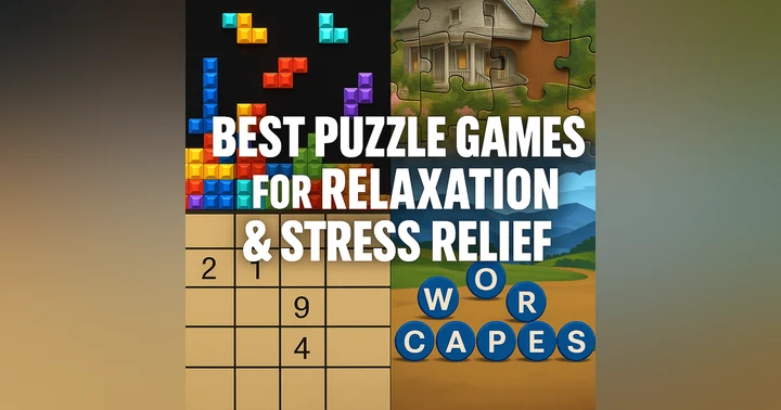 image for Best Puzzle Games for Relaxation and Stress Relief