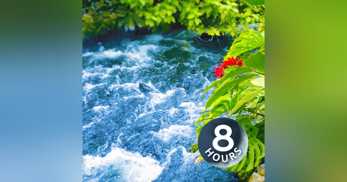 Sleep, Study or Focus with Water Sounds White Noise 8 Hours | Relaxing River