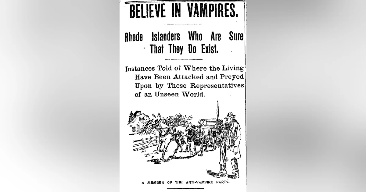 The New England Vampire Panic