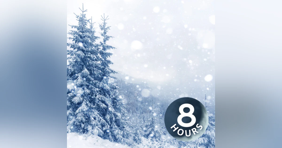 Brrrr, it's cold! Let's stay inside and listen to the storm sounds | 8 Hours Blizzard White Noise for Sleep