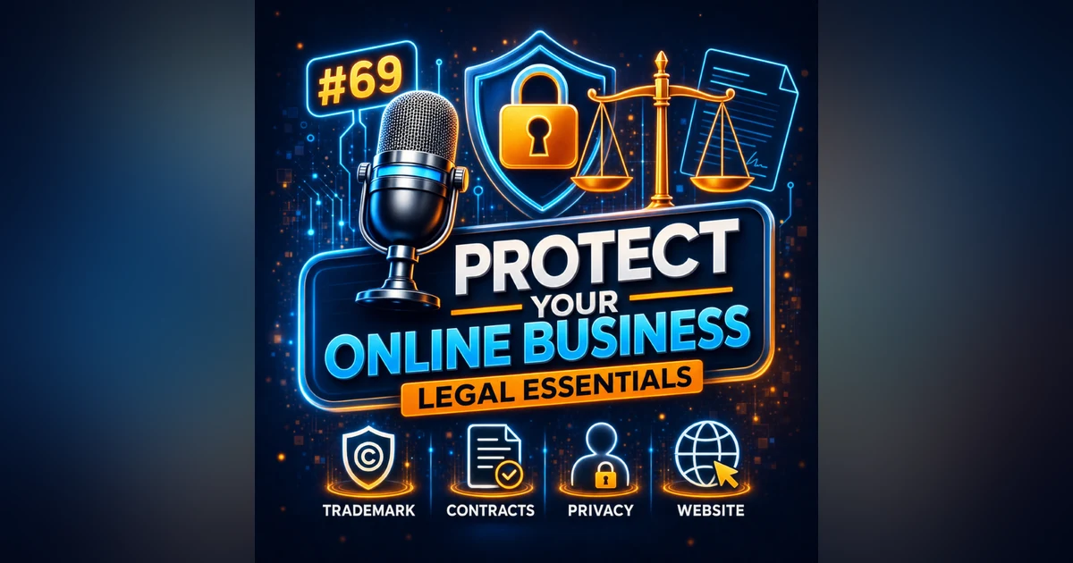 #69 Protect Your Online Business ⚖️ – Legal Basics Every Entrepreneur Must Know